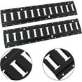 thumbnail image 3 of LABLT 2 PCS Powder Coated Black E Track Tie Down Rail Kit 2 Foot Heavy Loads Up to 2000 lbs for Garages Vans Trailers Motorcycle Tie Downs ATV Mountings, 3 of 7