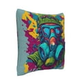 thumbnail image 3 of LNWH Soldier Man Mask Throw Pillow Covers, Square Soft Linen Decorative Pillow Cases, 20"x20", 3 of 8