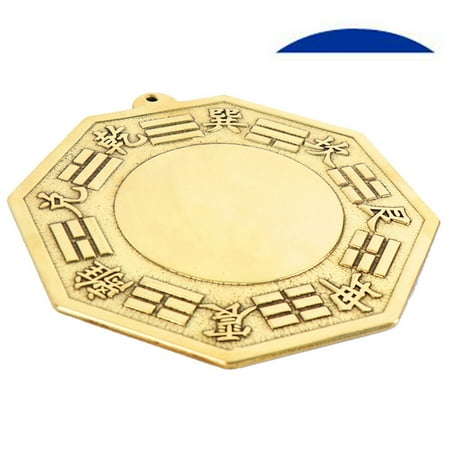 

wendunide home decor Chinese Feng Shui Brass Bagua Mirror 4.5 Inch Chinese Feng Shui Brass C