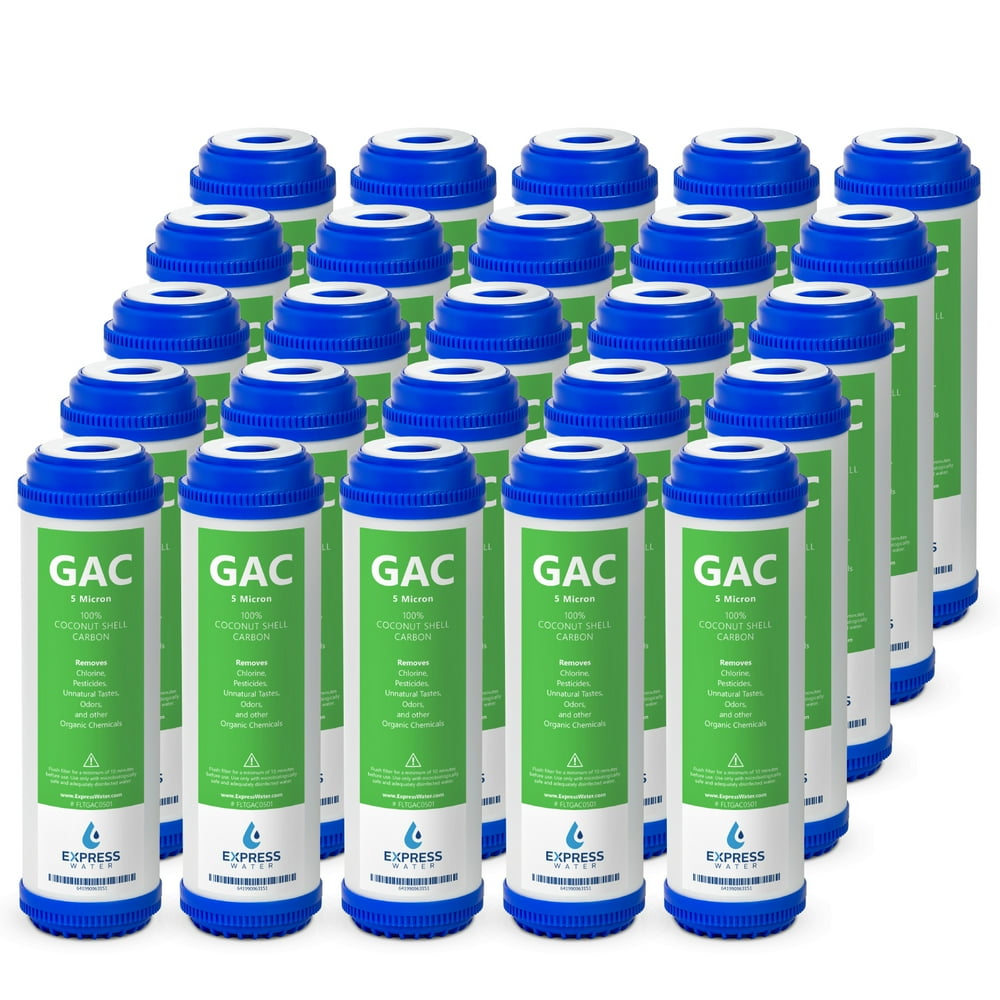 Express Water 25 Pack Granular Activated Carbon GAC Water Filter