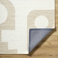 thumbnail image 3 of Livabliss Wool Rugs for Living Room, 8x10 Bournemouth Modern Beige Area Rug, Bedroom Dining Room Home Decor Handmade Carpet (8' x 10'), 3 of 7