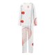 thumbnail image 5 of RKSTN Valentine's Gifts Pajamas Set for Women Oversized Crewneck Valentine's Day Loves Heart Graphic Printed Loungewear Matching Set Womens Casual Loose Long Sleeve T Shirt and Pjs Pant 2 Piece Set, 5 of 6