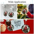 thumbnail image 3 of Christmas Tree Ornaments Christmas Cardinal Bird Winter Holiday Christmas Tree Hangings Winter Red Birds Ornament Christmas Ornaments for Christmas Tree Decorations, 3 of 8