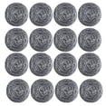 thumbnail image 1 of 16 PCS Stainless Steel Sponges Scrubbers, Utensil Scrubber Scouring Pads Ball for Removing Rust Dirty Cookware Cleaner, 1 of 7