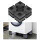 thumbnail image 3 of Alfombrillas de vibración para lavadora, 4 Uds., para que los mobiliarios caminen, alfombrilla para los pies, para de temblar, para reducir 2 capas perfecl Almohadillas antivibración, 3 of 8