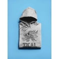 thumbnail image 3 of Serpent Head With Ikal Hoodie Men -Ikal Designs, Male Large, 3 of 4