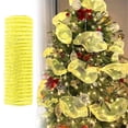 thumbnail image 1 of 1Roll 10 Yards Christmas Ribbon Sequin,Festival Decorative Ribbons,for Packaging Wedding Decoration Xmas Tree Garland Dly Mesh Ribbon Webbing Home Decor, 1 of 7