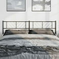 thumbnail image 1 of vidaXL Metal Headboard Black 180 cm, 1 of 5