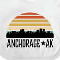 thumbnail image 4 of Inktastic Anchorage Alaska Skyline Boys or Girls Baby Bib, 4 of 4