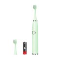 thumbnail image 3 of Cepillo de dientes 28000-37000 Cepillo de dientes eléctrico IPX7 Cepillo de dientes de viaje impermeable, verde, batería, 2 cabezales, 1 batería Inevent HA005425-05B, 3 of 6