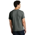 thumbnail image 4 of Gildan Short Sleeve T-Shirt for Men, Heavy Cotton Crewneck Classic Shirt, Charcoal Tee, 3XL, 4 of 5