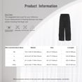 thumbnail image 6 of inhzoy Mens Casual Skirt Pants Loose Wide Leg Harem Pant Y2K Hipple Trousers Japanese Harajuku Kimono Trousers Black XL, 6 of 6