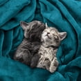 thumbnail image 4 of Cama polar Blanket Utopia, tamaño king, color turquesa, 300 g/m², 4 of 8