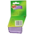 thumbnail image 5 of 3M Scotch-Brite Stay Clean Scrubbers Easy Hold Non Stick Scratch Sponge Purple, 2 Packs of 2, 5 of 9