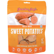 Grandma Lucy's Freeze-Dried Singles Sweet Potatoes Dog Treats, 2-oz bag