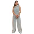 thumbnail image 1 of YARETNI MODA Conjunto Para Dama Pantalon Y Camisa Sin Mangas Rayado, 1 of 5