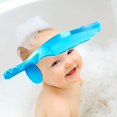 thumbnail image 2 of 3 Pack Baby Shower Cap Bathing Cap, Soft Adjustable Visor Hat For Shampoo Shower, Bathing Shampoo Hat With Ear Protection, Shower Cap Protect Your Baby Eyes, 2 of 4