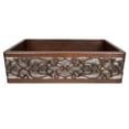 thumbnail image 4 of Premier Copper Products  Hammered Copper Kitchen Sink and Drain Package, 4 of 5