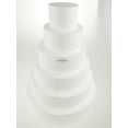 thumbnail image 2 of rackcrafts.com Foam Styrofoam EPS Pyramid Dummy Cake Towers Display Stand Square Circle Wedding (Circle), 2 of 3