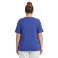 thumbnail image 3 of Turtle Bay New York Women's Scalloped Neckline Embellished Tee, 3 of 4