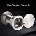 thumbnail image 3 of 28Mm Door Peephole Wide Viewing Angle Viewer With Heavy Duty Privacy Cover Golden, 3 of 8