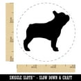 thumbnail image 2 of French Bulldog Dog Solid Self-Inking Rubber Stamp Ink Stamper - Blue Ink - Small 3/4 Inch, 2 of 7