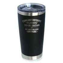 Bevvee Insulated Travel Tumbler 20 oz Congrats Pursuing Dream Gifts for Graduates Tumblers