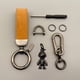 thumbnail image 2 of Billuyoard Llavero a prueba de herrumbre ligero lindo encantador cuero cordón llaves cadena anillo llaveros portátil resistente al desgaste llave hebilla Decoración del hogar Negro Billuyoard HA073912-05, 2 of 6