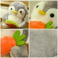 thumbnail image 3 of Peluche De Juguete, Almohada Para Siesta De Pingüino, Novedad, Cojín De Juguete De Peluche, Decoración De Muñecas, Adornos De Juguete Esponjoso Para Regalo De Cumpleaños Inevent HA047021-05, 3 of 6