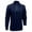 Navy, variant on TIMIFIS Black Mens Mock Turtleneck Sweater Quater Zipper Knitwear Stretchy Long Sleeve Solid Color Cable Knit Soft Pullover Comfy Undershirts Fashion Fall Winter Tops