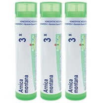 Boiron Arnica Montana 30X, Homeopathic Medicine for Muscle Pain, Stiffness, Swelling From Injuries, Bruises, 3 Count (3 x 80 Pellets)