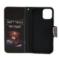 thumbnail image 3 of Funda Abatible, Funda Protectora De Cuero PU A Prueba De Polvo, Antiarañazos, Antideslizante, A Prueba De Golpes, Con Ranuras Para Tarjetas, Soporte Para Teléfono Móvil 12 Pro ANGGREK Osito, 3 of 8