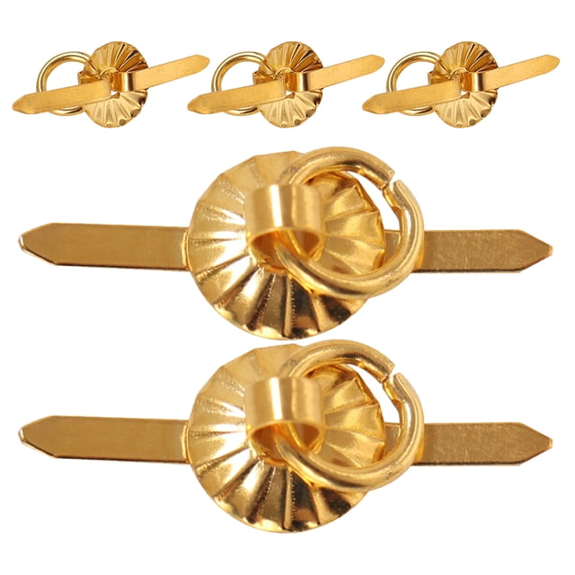 GOOHOCHY 5 tiradores para casa de muñecas, accesorios para muebles pequeños, tiradores de cajón vintage a escala 1/6.