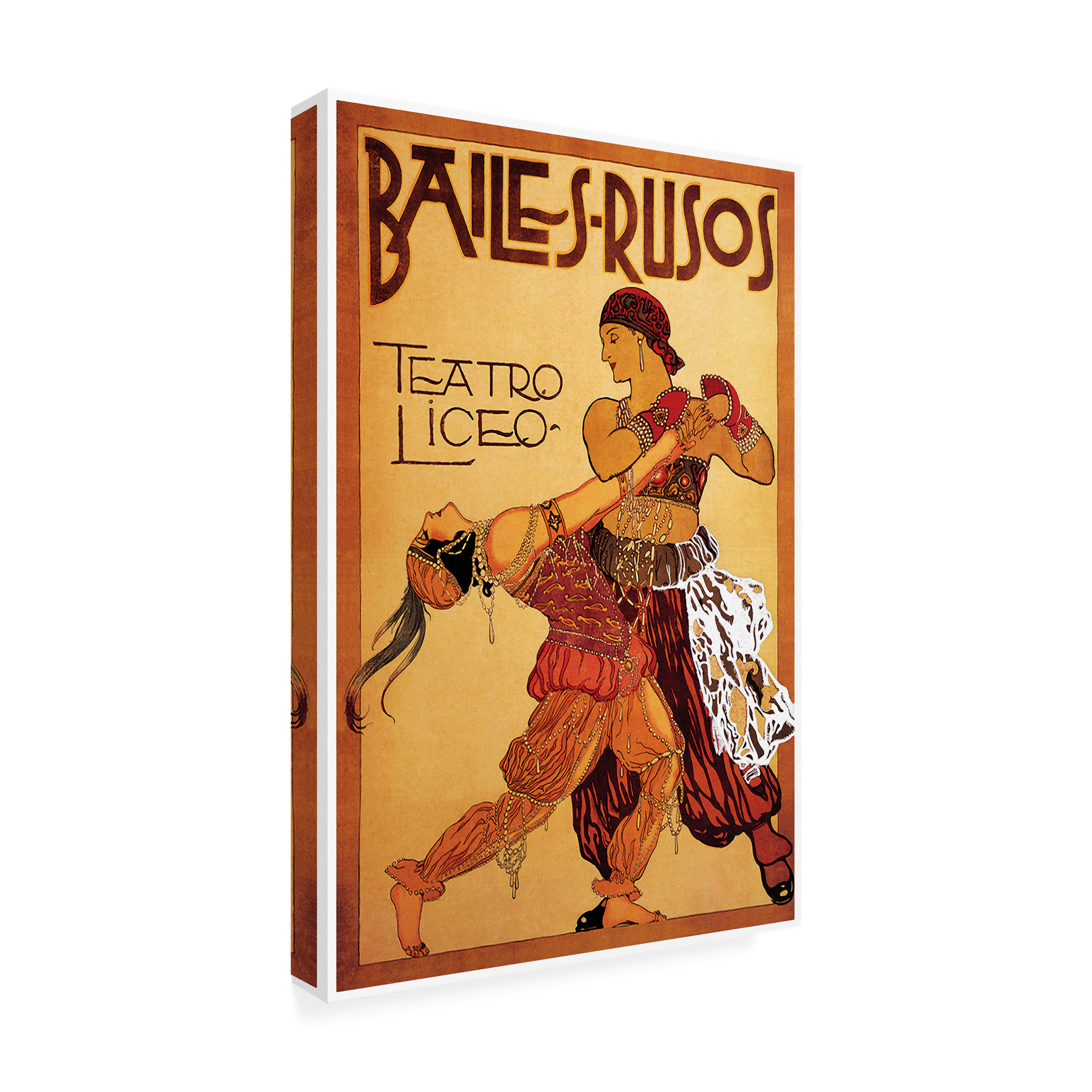 Trademark Fine Art 'Dance 3' Canvas Art by Vintage Lavoie