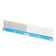 thumbnail image 1 of Pet Hair Trimmer Comb, Non-Slip Pet Comb, Comfortable Double Comb Tooth Anti-Static Stainless Steel Cat For Dog Pets, 1 of 8