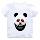 thumbnail image 3 of Camiseta de algodón con estampado de panda para niños y niñas, diseño bonito, DJ, hip-hop, panda, suave, cuello redondo, cómoda, 3 of 5