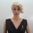 thumbnail image 3 of Brooch Pin Fashion Elegant Dual-Purpose Crystal Mermaid Shape Necklace Rhinestone Brooch Lapel Pin with Chain, 3 of 10