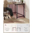 thumbnail image 3 of Escritorio para Computadora, Mesa de Oficina Industrial para Home Office, Estructura de Metal, Fácil de Armar, 50 x 100 x 76 cm, MLWD041K01V1, 3 of 8
