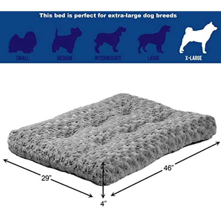 Quiet Time Deluxe Ombré Swirl Dog Bed, Gray, 48" Crate photo 4