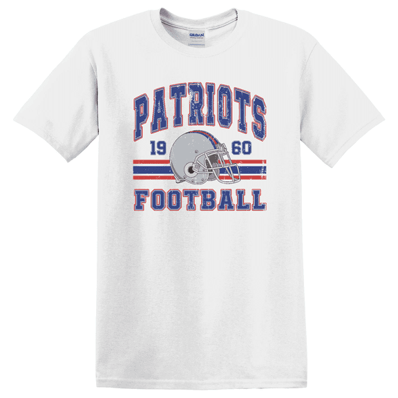 Vintage 90s Style New England Football Retro Game Day Patriot State Fan Classic Sports T-shirt