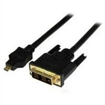 1m Micro HDMI to DVI-D Cable Male to Male, Black