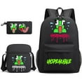 thumbnail image 2 of Un-speaka-ble Anime Backpacks Sets, Cartoon Laptop Backpack with Lunch Bag and Pencil Case Daypack 3D Printed 1/3 Piece Set, 2 of 10