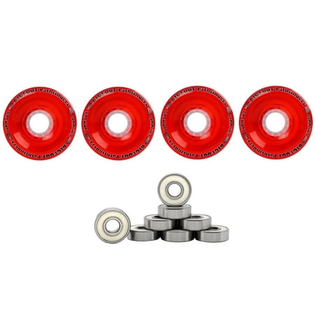 Bigfoot Longboard Wheels Stoneground Pathfinders 70mm 80a Red Abec 9 Bearings price history on PriceWatchPro