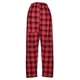 thumbnail image 2 of North 15 Boy's Plaid Plush Fleece Pajama Pants - Small / Size 8 - 1205B-Design3-8, 2 of 5