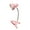 Pink, variant on Mini Clip-On Reading Light, Eye-Care Clip Lamp for Studying, Adjustable Gooseneck Night Lights for Bed Headboards, Desks