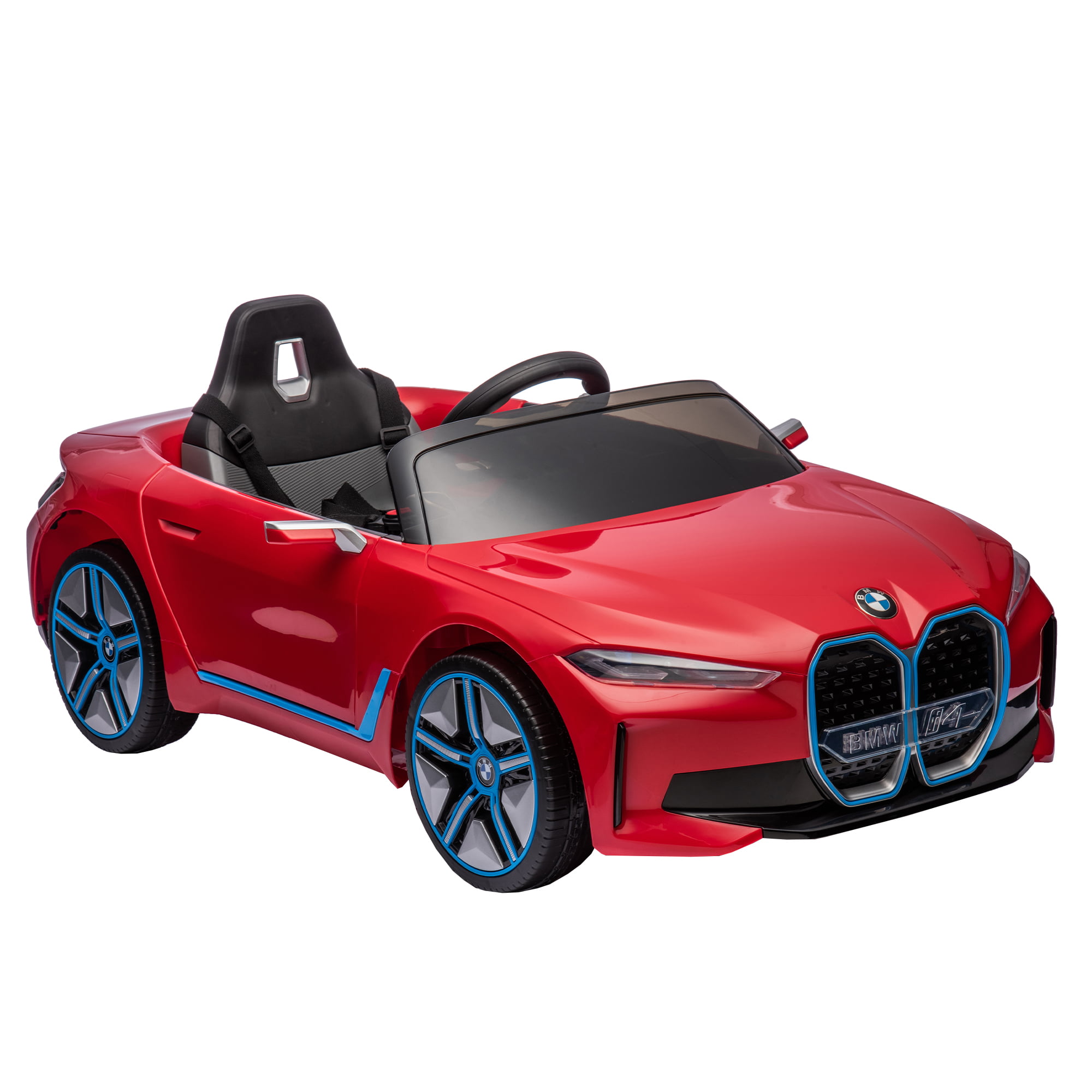 Licensed BMW I4 Kids Ride-On Car: 12V 3 Speeds Parent Remote Control LED  Lights Music 3-8 Years - Yahoo Shopping