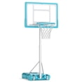 thumbnail image 1 of Goplus Adjustable Pool Basketball Hoop with with Fillable Base Shatterproof Backboard 3.1-4.1 FT Adjustable Height, 1 of 10