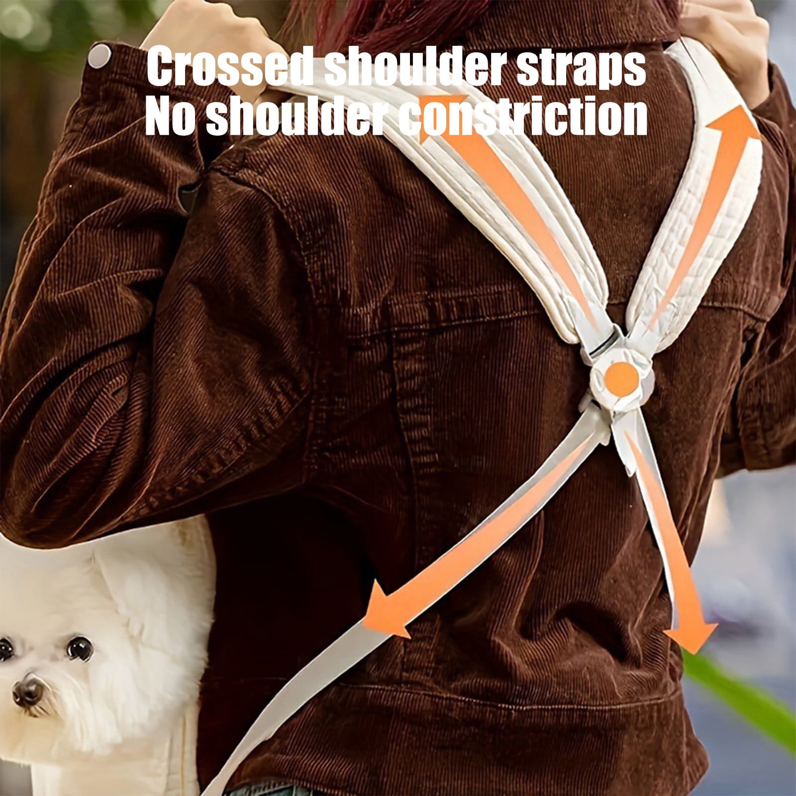 Dog Backpack Carrier for Small and Medium Dogs and Cats, Pet Travel Bag, Comfortable Riding Pet Backpack for Hiking, Outdoor Adventure, and Traveling