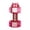 Red, variant on Dumbbell Water Bottle 2600ML Fitness Hydration Bottle With Handle, Portable Sports Water Jug For Arm Strength Training, Home Gym Workout Bottle