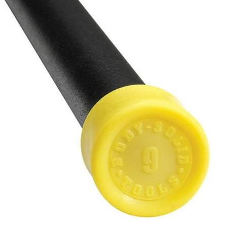 Body Solid Padded Weighted Bar in Yellow